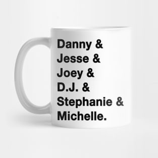 Full House Names Mug